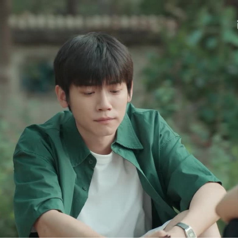 迎风的青春程芽芽李卿同款短袖衬衫男士复古宽松翻领半袖衬衣外套