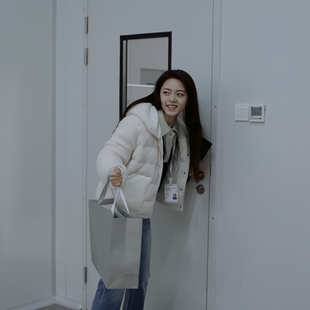 骄阳似我聂曦光赵今麦同款羊羔绒羽绒服加厚保暖泰迪绒连帽外套女