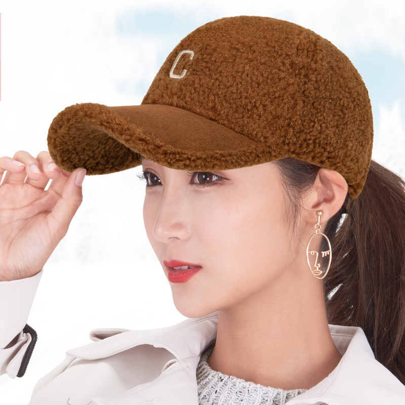 时尚保暖加厚冬季棒球帽