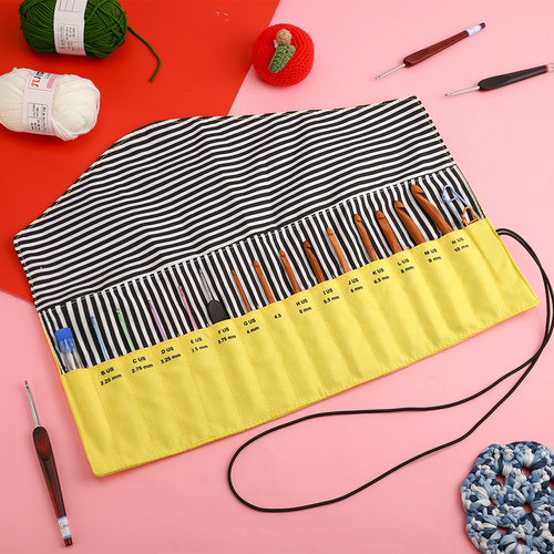 朗恩钩针收纳包刻印尺寸标记