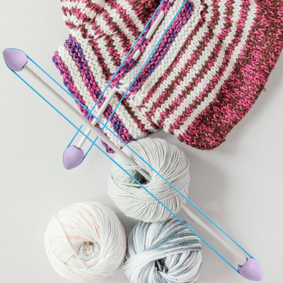 编织工具 橡胶毛衣针堵头 棒针针帽 毛衣针塞 棒针堵头 防脱针套