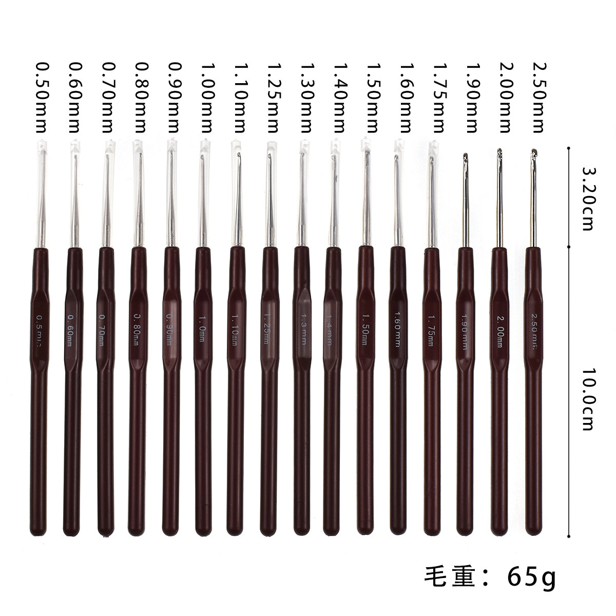 细钩针蕾丝细线手工编织工具钩针笔式特细小号钩针桌布杯垫毛线