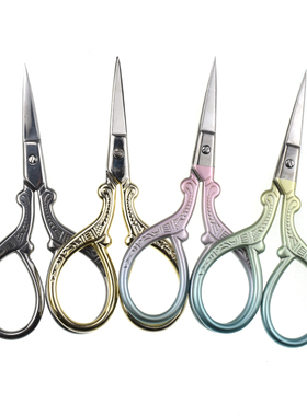 好用超锋利小凤剪家用茶包剪刀刺绣十字绣线头剪刀不锈钢迷你剪