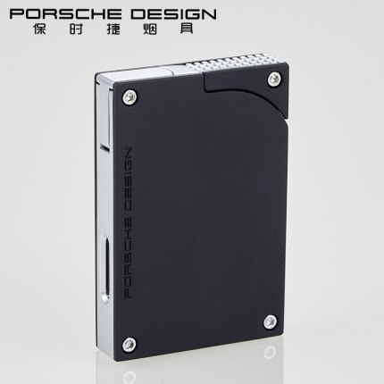 保时捷PORSCHE DESIGN蓝焰电子直冲防风点火打火机 创意个性礼物