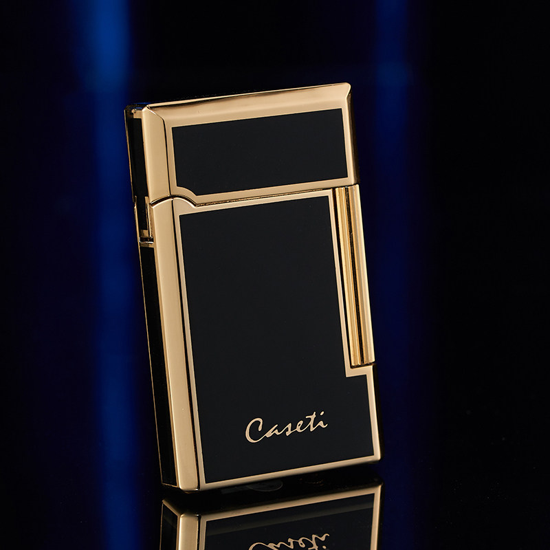 法国打火机卡沙帝火石明火充气经典砂轮烟斗点烟器男士商务礼品