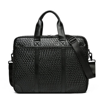 新款公文包商务手提电脑包时尚单肩包大容量pu男士笔记本电脑包包