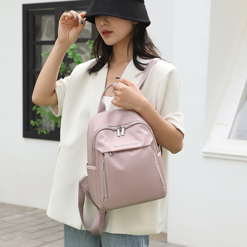 Colorful Fox新款女士双肩包时尚潮流休闲背包多层便携包包防泼水,箱包皮具/热销女包/男包,托特包,淘宝优惠券,粉丝福利购,淘宝优惠卷