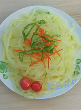 徐州睢宁特产绿豆粉皮红薯粉皮非沙集粉皮拉皮烫好粉皮300克腊皮