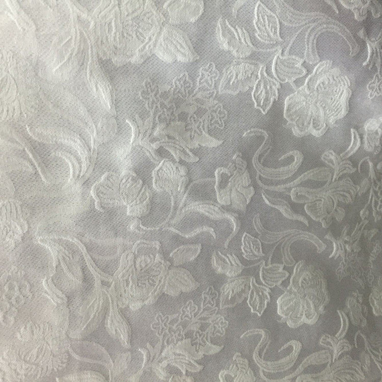 古风汉服COS服装 diy手工面料 旗袍 服装布七彩丝涤棉凹凸提花棉