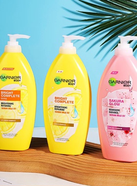 保税 泰国版卡尼尔身体乳337柠檬美白garnier补水保湿377滋润护肤