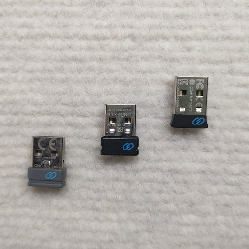 戴尔dell蓝色双环USB接收器