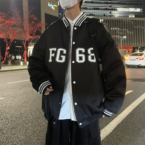2025冬装棒球服棉衣男潮流棉衣加厚保暖外套 M2007P120控158图片