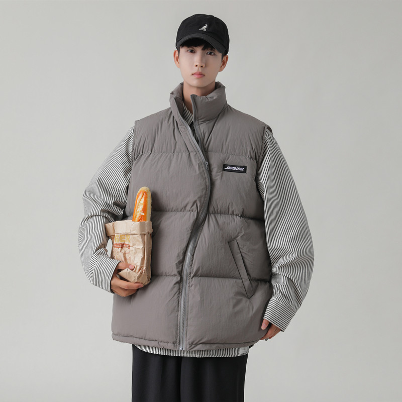 2025冬装S拉链棉马甲男士男冬季背心马夹  MJ01P75图片