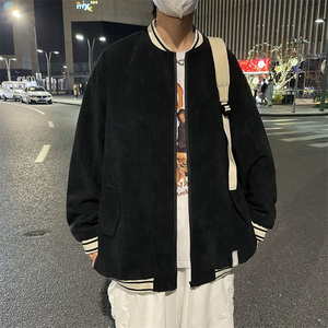 2025秋装男装灯芯绒棒球服潮流外套JK81P70