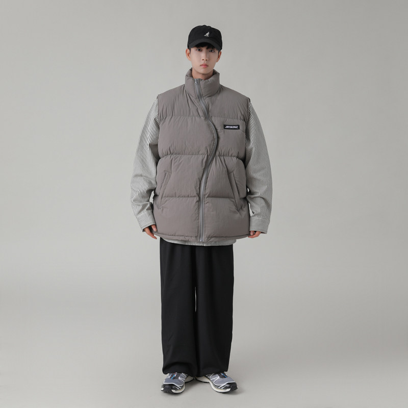 2025冬装S拉链棉马甲男士男冬季背心马夹MJ01P75,男装背心/马甲,电商C323