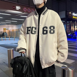 2025冬装棒球服棉衣男潮流棉衣加厚保暖外套M2007P120控158，男装棉衣，电商C323