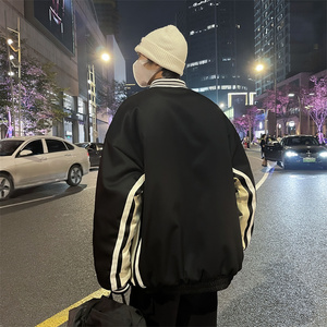 2025冬装棒球服棉衣男潮流棉衣加厚保暖外套 M2007P120控158图片