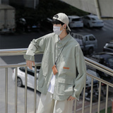 春装多口袋长袖衬衫男工装衬衣C307P50，男装衬衫，电商C323