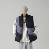 2025冬装撞色棉马甲男士男冬季背心马夹MJ02P75，男装背心/马甲，电商C323