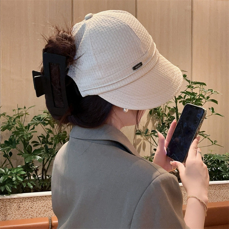 赵露思同款华夫格渔夫帽女春夏季时尚百搭遮阳显脸小可折叠遮阳帽