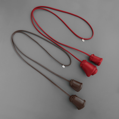 asce*家玫瑰花项链博主aki同款小众轻奢情人节限定玫瑰花项链