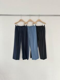 直筒裤 GATE抽绳松紧腰休闲裤 女 2nd 韩国东大门2026春新款