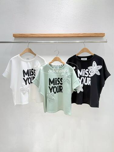 韩国东大门2026夏季新款INTRO时尚百搭圆领短袖T恤