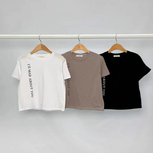 韩国东大门2025夏季新款sienne日常百搭简约休闲英文字母短袖T恤