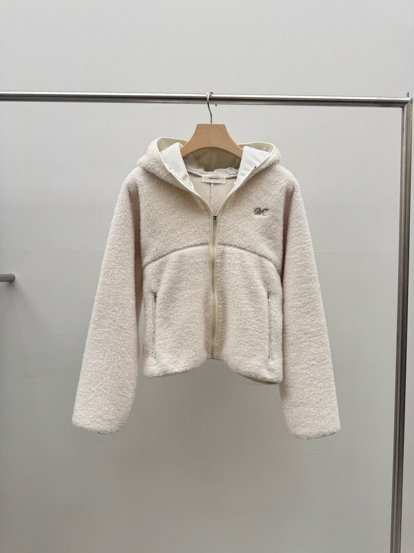 韩国东大门2025冬季新款Legacy bone时尚百搭连帽宽松休闲外套