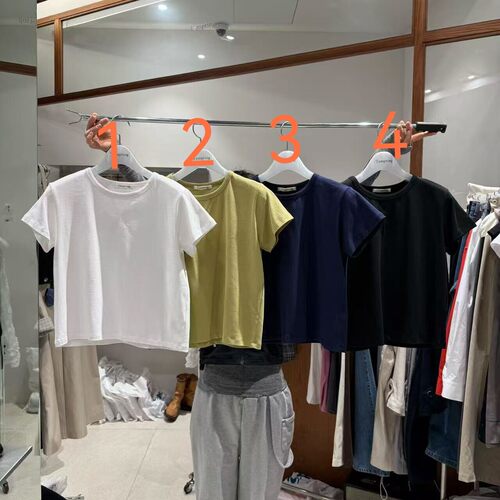 东大门代购夏季字母印花短袖T恤