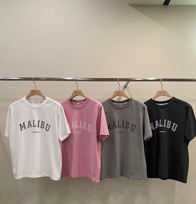 韩国东大门2026春新款Remaking 时尚百搭字母圆领短袖T恤