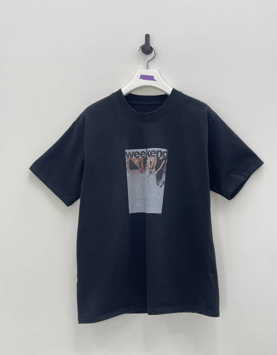 韩国东大门2025冬季新款are时尚百搭t印花短袖上衣