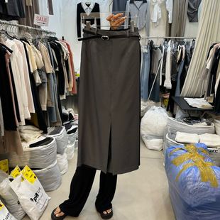 BILLION-L韩国代购东大门2025秋季新款时尚气质纯色半身裙