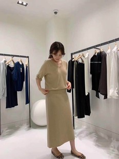 清仓2025新品韩国东大门代购 LEGACY BONE羊毛针织半身裙