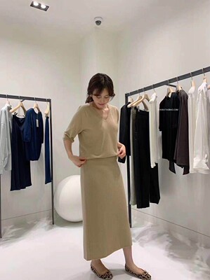 直筒半身裙东大门松紧