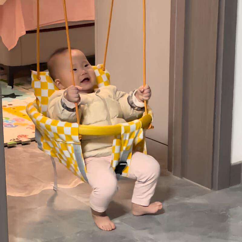 婴儿秋千室内吊椅户外庭院儿童荡秋千小宝宝加厚防侧翻小月龄吊篮