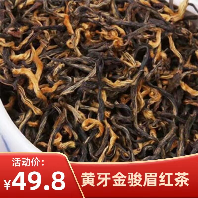 黄牙金骏眉红茶2026新茶春特金骏眉