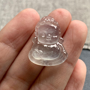 18.4 天然A货缅甸翡翠 23.7 尺寸 4.5 宝宝佛