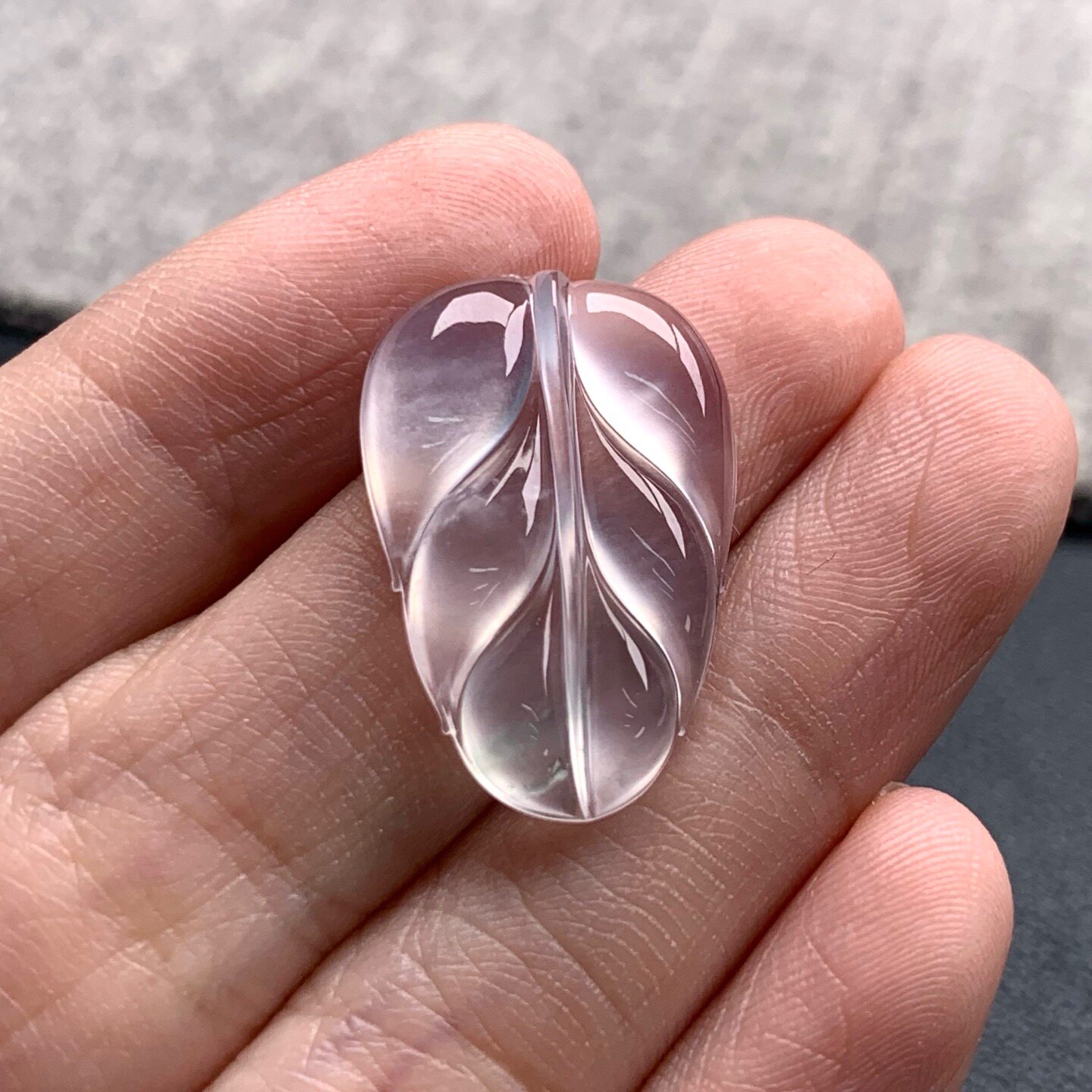 天然A货缅甸翡翠 叶子 尺寸 缅甸翡翠