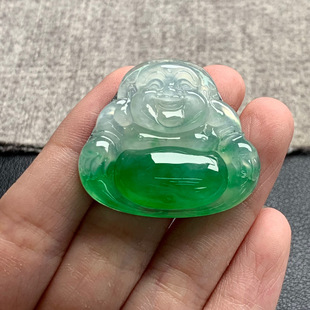 34.7 天然A货缅甸翡翠 31.2 尺寸 6.4 佛公