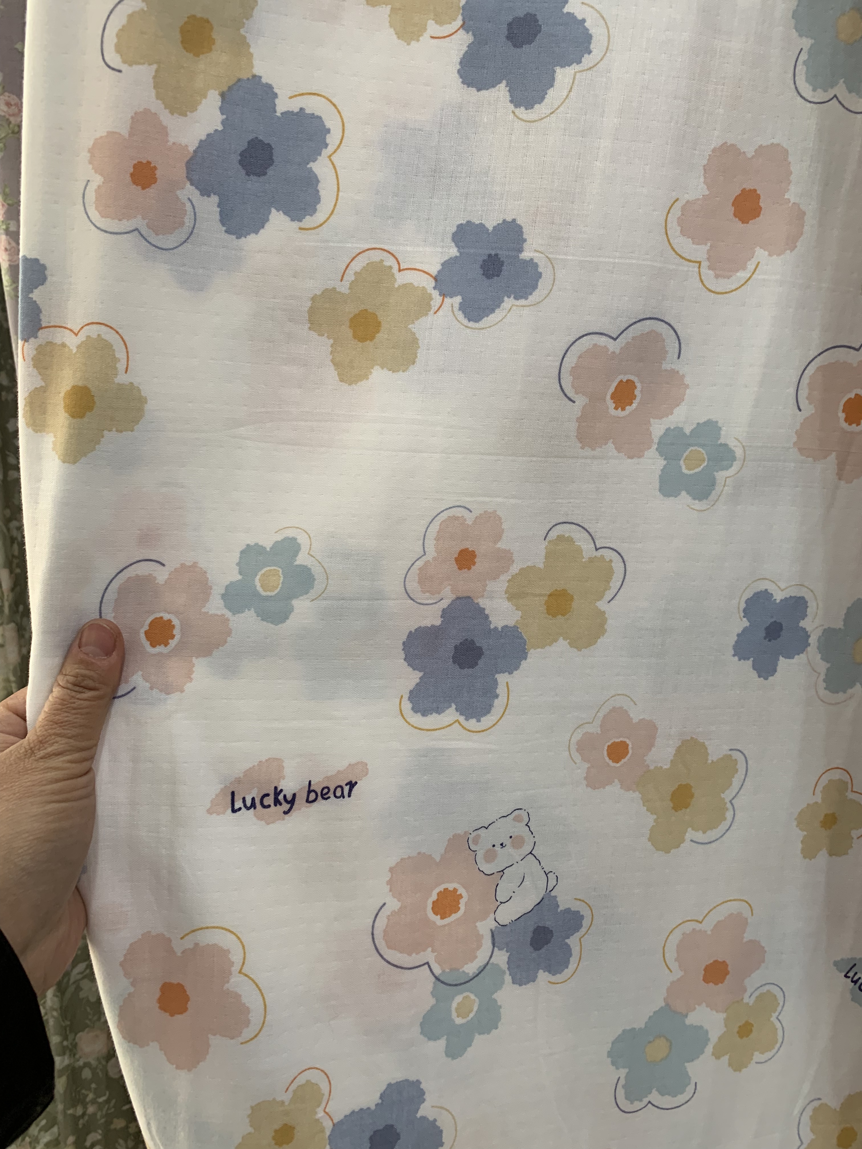 鸣妈家母婴双层纱面料定制专拍链接宽幅2.5米床品面料一米价39元