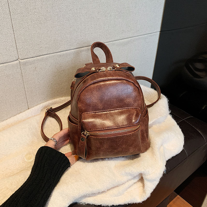 高质感双肩包单肩女包网红斜挎包