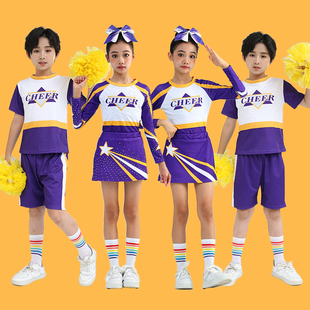 儿童拉拉队比赛服幼儿园中小学生演出舞蹈健美运动会啦啦操表演服