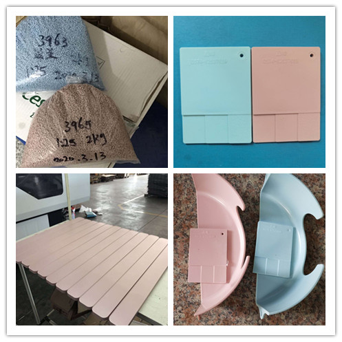 ABS专用色母粒马卡龙粉色和蓝色母粒粉蓝色母料厂家直销塑料色母