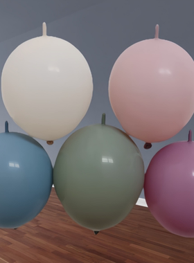 10寸暮光色尾巴暮光粉色暮白色落日余晖浅色乳胶气球生日装饰