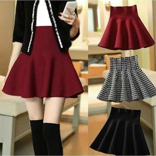 百褶时尚 针织半身裙2025秋冬设计感别致小个子显廋收腰a字短裙女