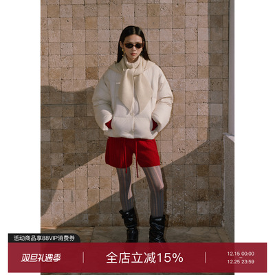 superr加厚针织帽羽绒服