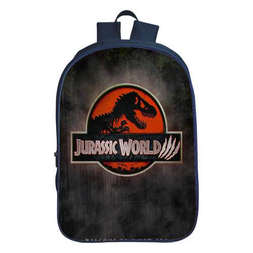 Jurassic World侏罗纪世界重生幼儿园儿童书包1至5年级小学生背包
