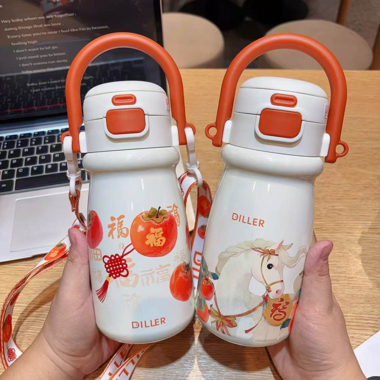 大容量316不锈钢保温杯女高颜值便携吸管杯儿童学生旅行车载水壶,餐饮具,保冷/保温杯,淘宝优惠券,粉丝福利购,淘宝优惠卷