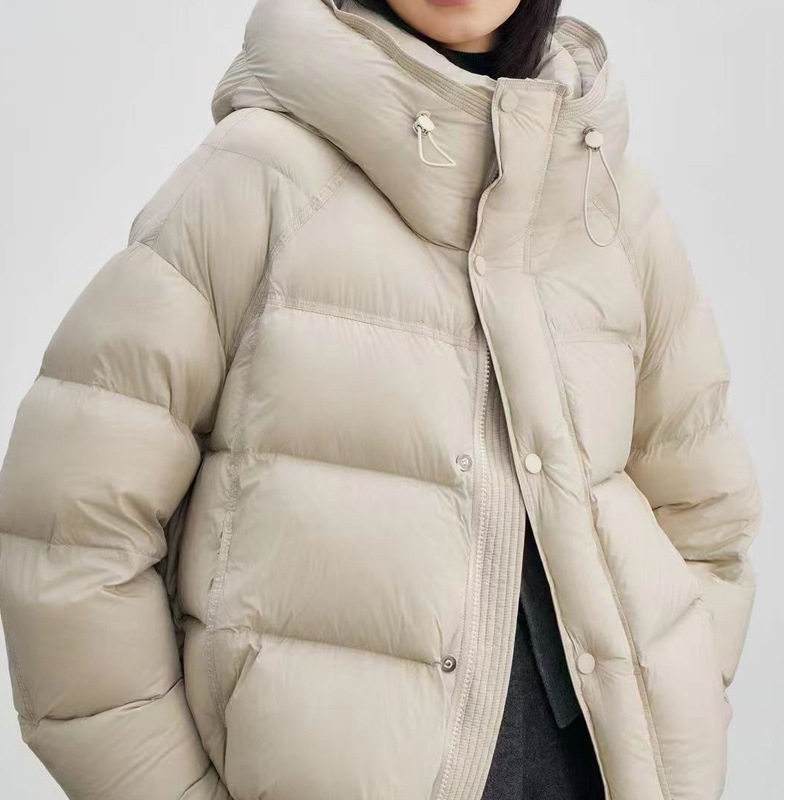 平湖羽绒服女款冬季女装新款90鸭绒外套短款冬装女式高级感